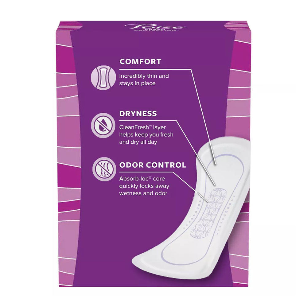Poise Daily Postpartum Incontinence Panty Liners, 48 Ea